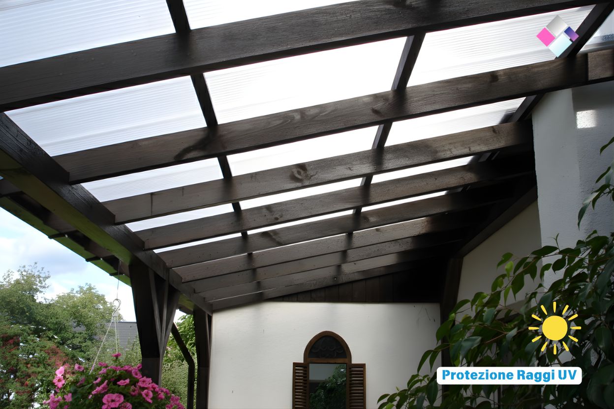 Copertura easy resistente ai raggi del sole
