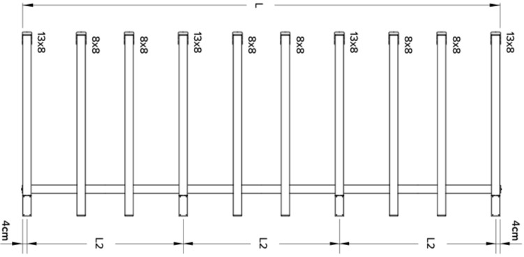Pergola Modulo Triplo